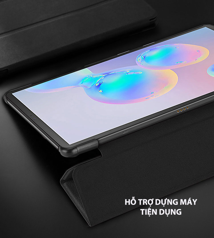 Bao da cho Samsung Galaxy Tab S10 Lite , S10 Fe , S10 Plus , S10 Fe Plus , S11 DUX DUCIS Smartcover - Hàng nhập khẩu 