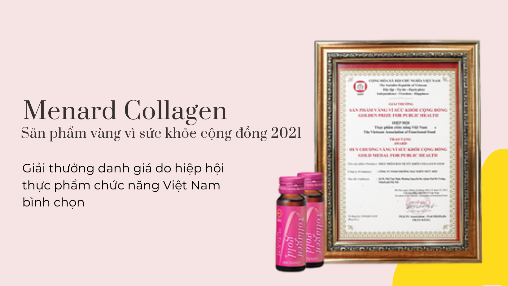 Collagen nước Menard Collagen Gold đẹp da khỏe móng và tóc (15 chai x 3,3000mg) 8