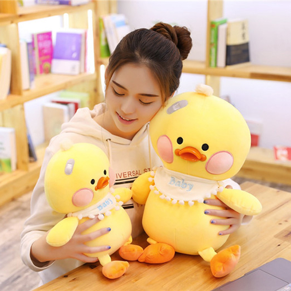 Gấu Bông Vịt Má Hồng Baby (35 Cm) Gb42 (Màu Vàng)