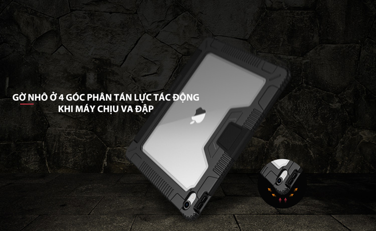 Bao da iPad iPad Pro 12.9'' 2018 (thế hệ 3) Nillkin with Pencil Holder