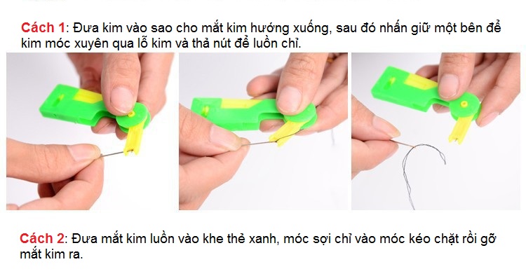 Hộp Kim Chỉ May Vá Quần Áo Xách Tay Mini Đa Năng - Hàng Chính Hãng
