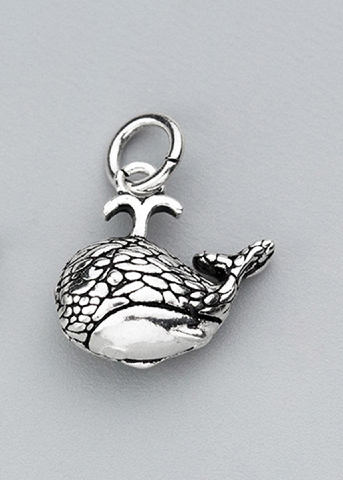 Charm bạc mặt hình cá voi treo  - Ngọc Quý Gemstones