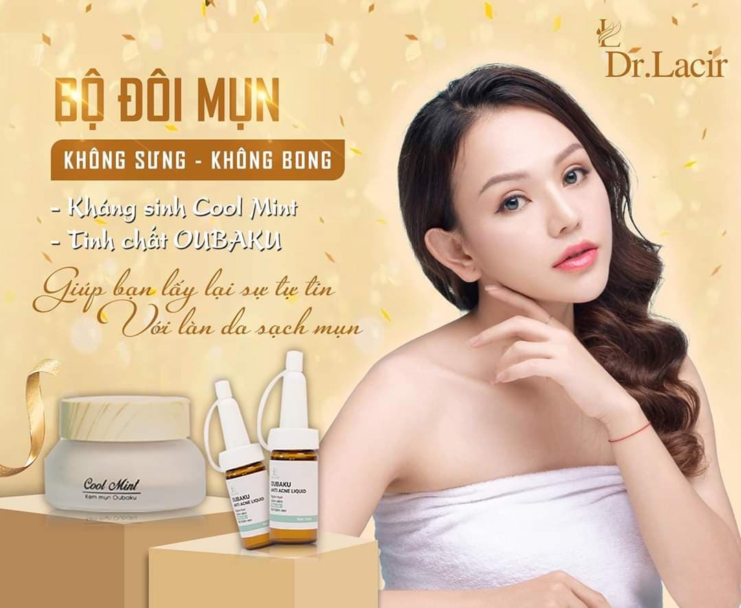 Bộ Mụn Tái Sinh Dr Lacir (Cool Mint và giảm mụn Oubaku) Bộ Trị Mụn Tái Sinh Dr Lacir (Cool Mint và giảm mụn Oubaku)
