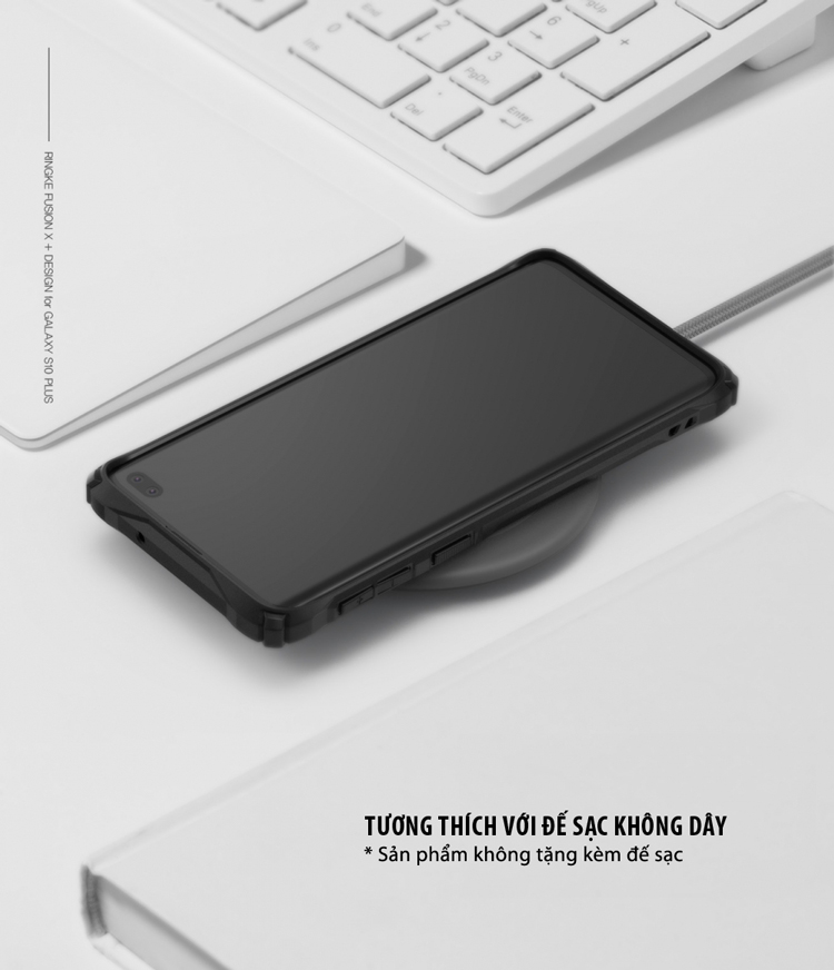 Ốp lưng Samsung Galaxy S10 Plus RINGKE Fusion X Design