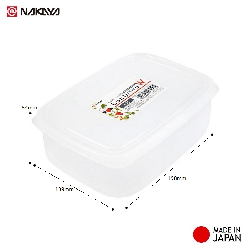 Bộ 07 hộp thực phẩm có nắp đậy an toàn chính hãng Nakaya hàng Made in Japan