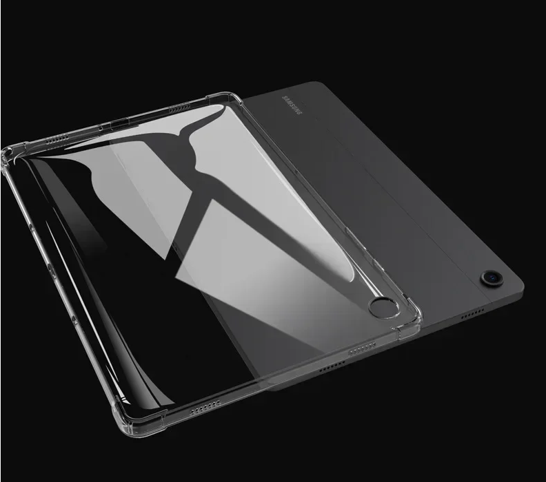 Ốp lưng cho Samsung Galaxy Tab A11 / Tab A9 2023 silicon dẻo trong suốt chống sốc  - hàng nhập khẩu