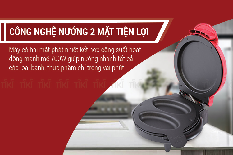Máy Nướng 2 Mặt Mishio MK11