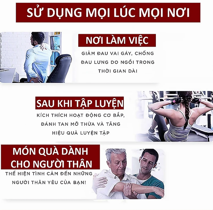 Máy massage KG802 mini cầm tay 6 chế độ hỗ trợ mát xa chuyên sâu, giảm đau cơ, cứng khớp hiệu quả nhanh chóng, đi kèm 4 đầu chuyên dụng 1500mah( tặng kèm 1 khăn lau thấm 2 mặt )- Hàng chính hãng