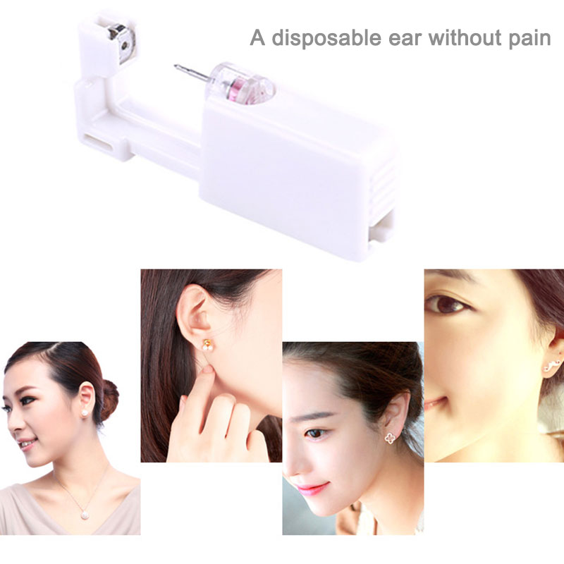 Dụng Cụ Bấm Lỗ Tai Không Đau Trắng