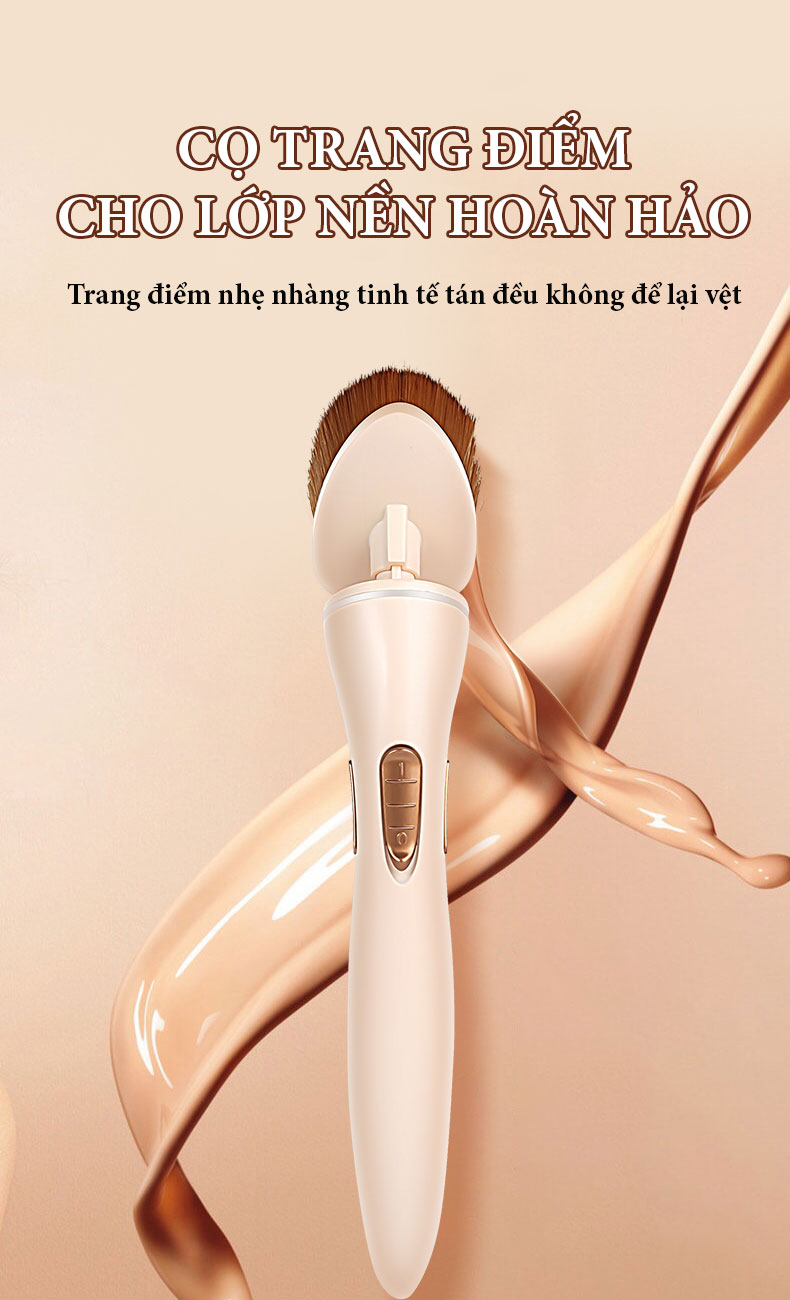 Cọ Trang Điểm Điện K-SKIN Cho Lớp Nền Hoàn Hảo - Hàng Chính Hãng
