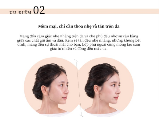 Make Up Cream On The Go (30 gói Shachet) - Kem nền hữu cơ đa năng naturaglacé Make Up Cream (02 - Màu be tự nhiên)