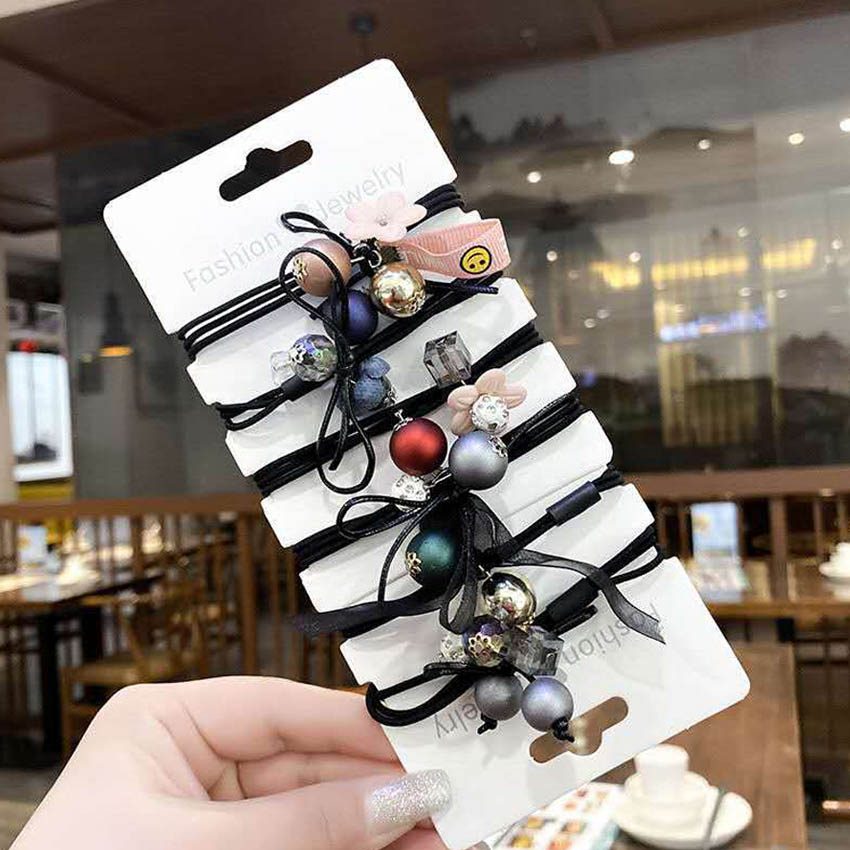 Dây buộc tóc nữ Ocean [Set 6 dây] NASI dễ thương phong cách hàn quốc thun cột tóc nữ co giãn tốt phụ kiện tóc