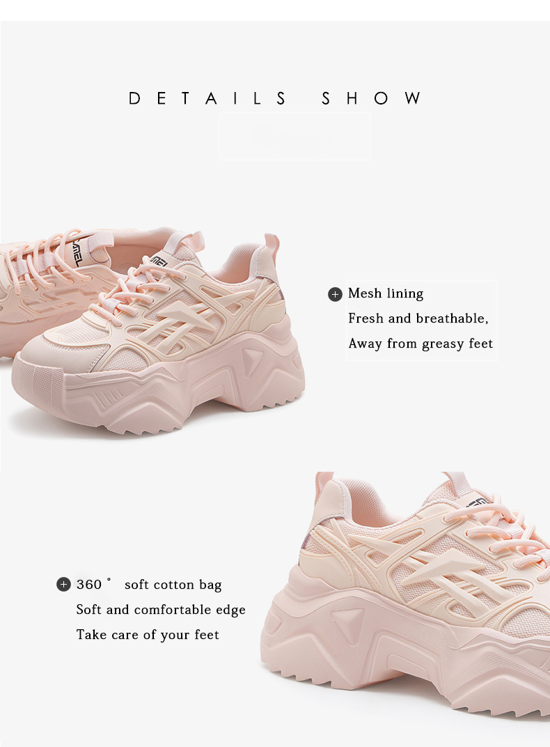 Giày thể thao chunky nữ CAMEL Giày sneaker A13289615 đế dày thoải mái cho nữ