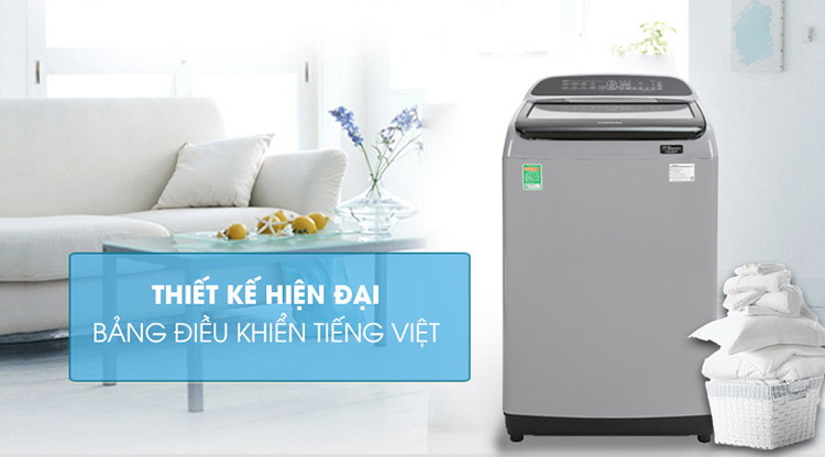 Máy Giặt Samsung Inverter 9 kg WA90T5260BY/SV - Chỉ giao HCM