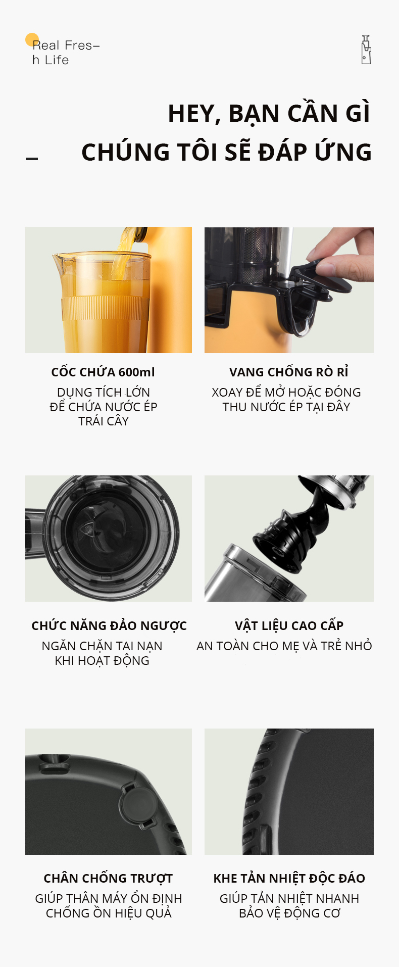 máy ép chậm thương hiệu đức