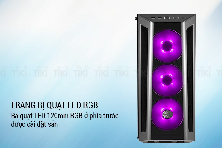 Vỏ Case Cooler Master MB 520 RGB TG - Hàng Chính Hãng