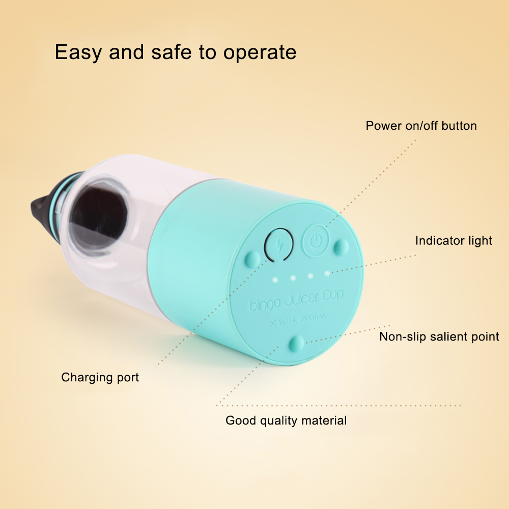 Máy Xay Sinh Tố Cầm Tay Cổng USB (500 ml)