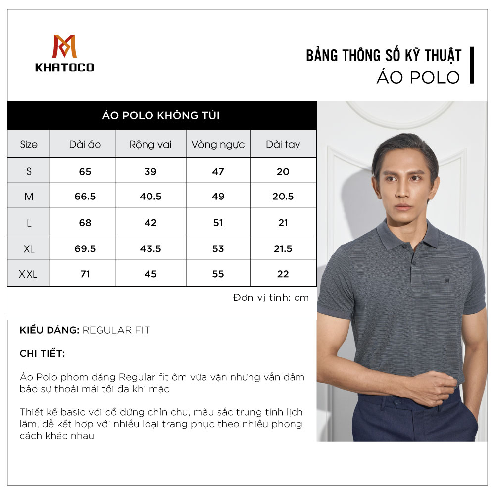 Áo Thun Nam Khatoco A2MN398R2-VNSC044-2412-N