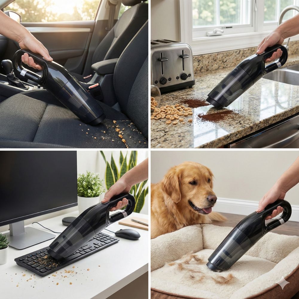 Máy Hút Bụi Không Dây Kachi Mk364 pin 3600mAh - Hàng chính hãng