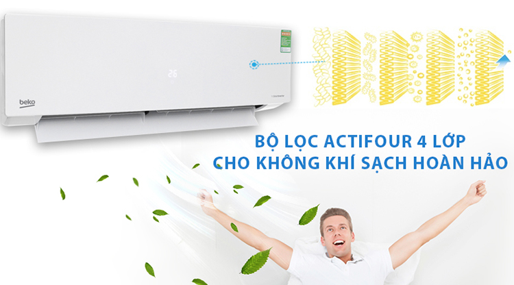 Máy Lạnh Inverter Beko Rsvc13bv (1.5hp) - Hàng Chính Hãng
