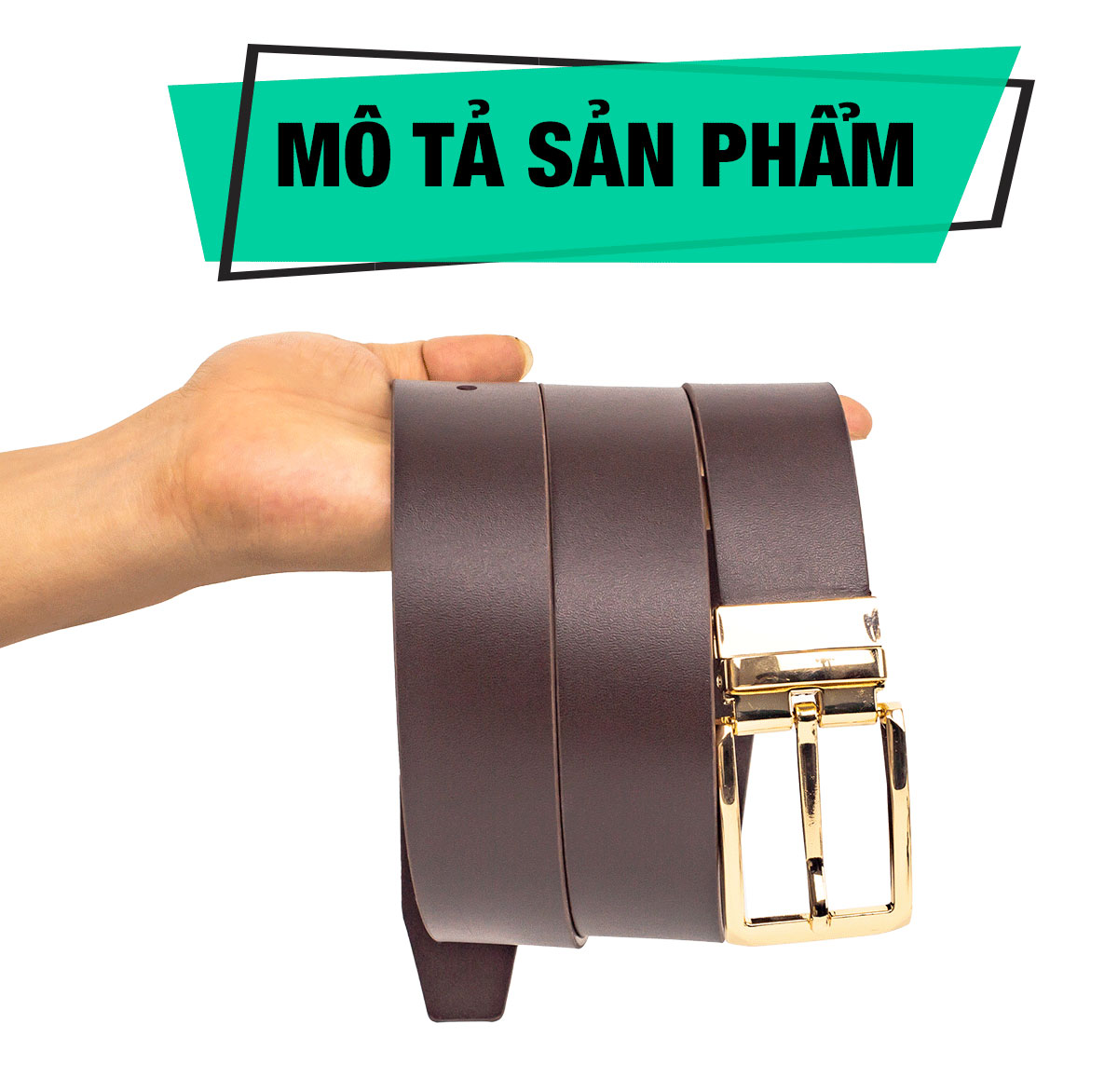 Thắt lưng da bò nguyên tấm L113 cao cấp nhiều mặt Bụi Leather - Bảo hành 12 tháng