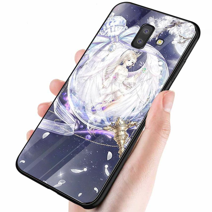 Ốp điện thoại kính cường lực cho máy Samsung Galaxy J2 Pro - Cô Bé Trong Chiếc Lọ Thủy MS CBTCL062