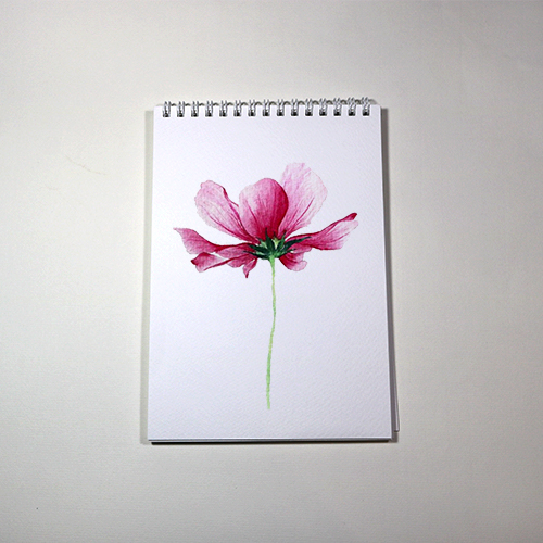 sổ vẽ có vân giấy dày khổ A5