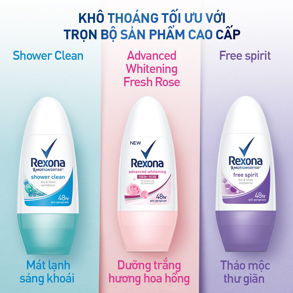 Lăn Khử Mùi Rexona Shower Clean 21066127 (50ml)