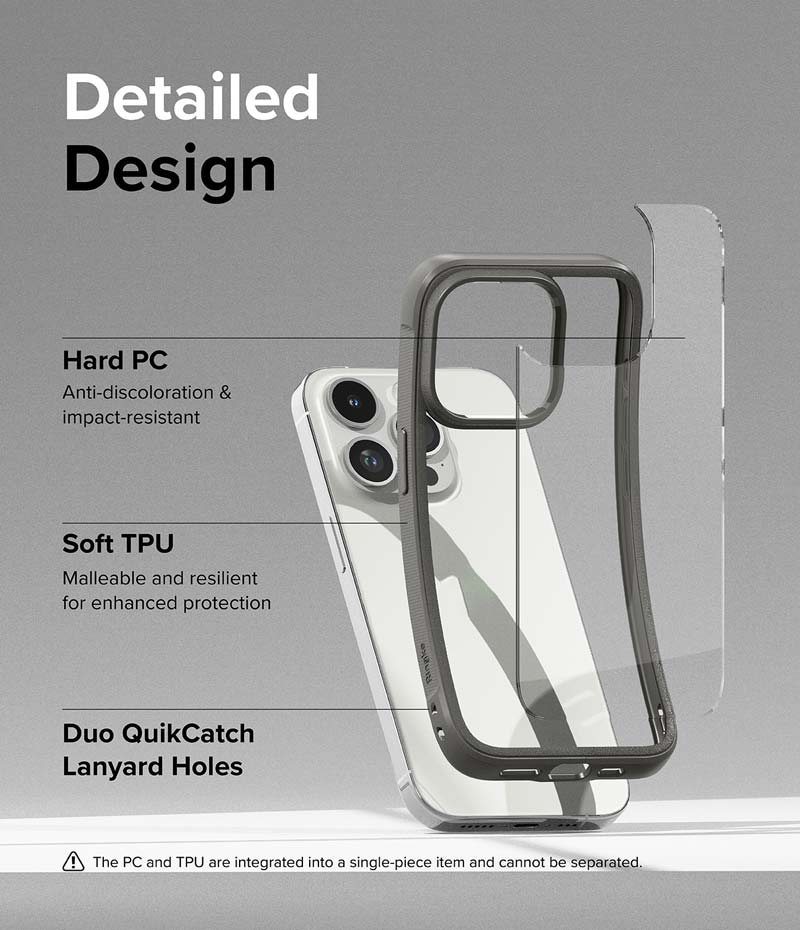 Ốp lưng dành cho iPhone 15 Pro Max/15 Pro/15 Plus/15 RINGKE Fusion Bold - Hàng Chính Hãng