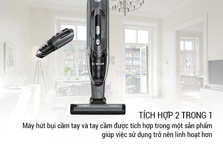 Máy Hút Bụi Cầm Tay 2 Trong 1 Bosch BBHL21841 - 18V - Hàng Chính Hãng