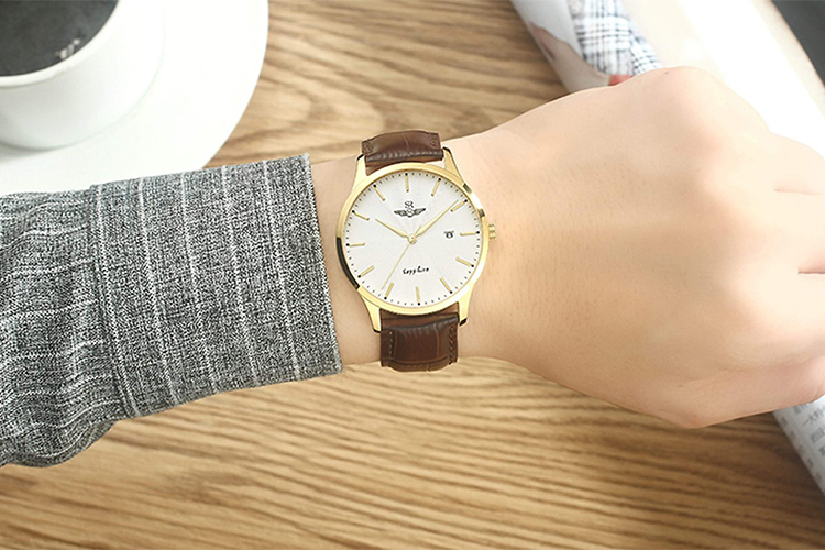 Đồng Hồ Nam Dây Da Sunrise SG1056.4602TE (39mm)