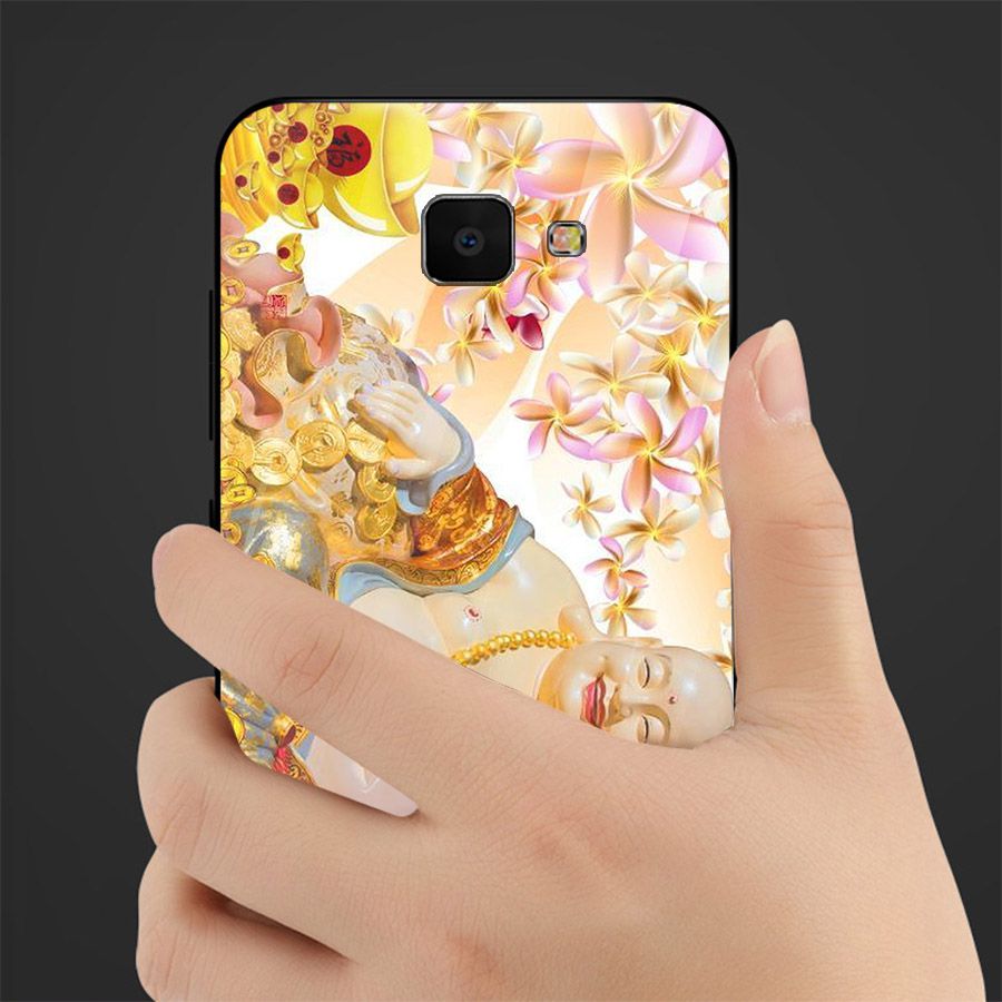 Ốp điện thoại kính cường lực cho máy Samsung Galaxy A50 - thần tài kim MS TTKIM077