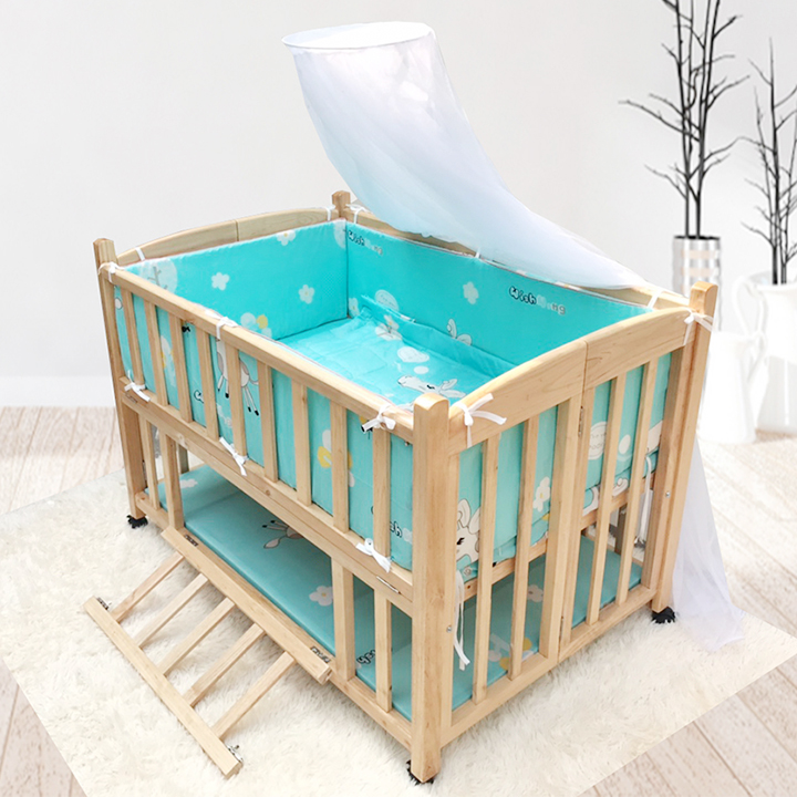 Cũi cho bé - Combo cũi 2 giát