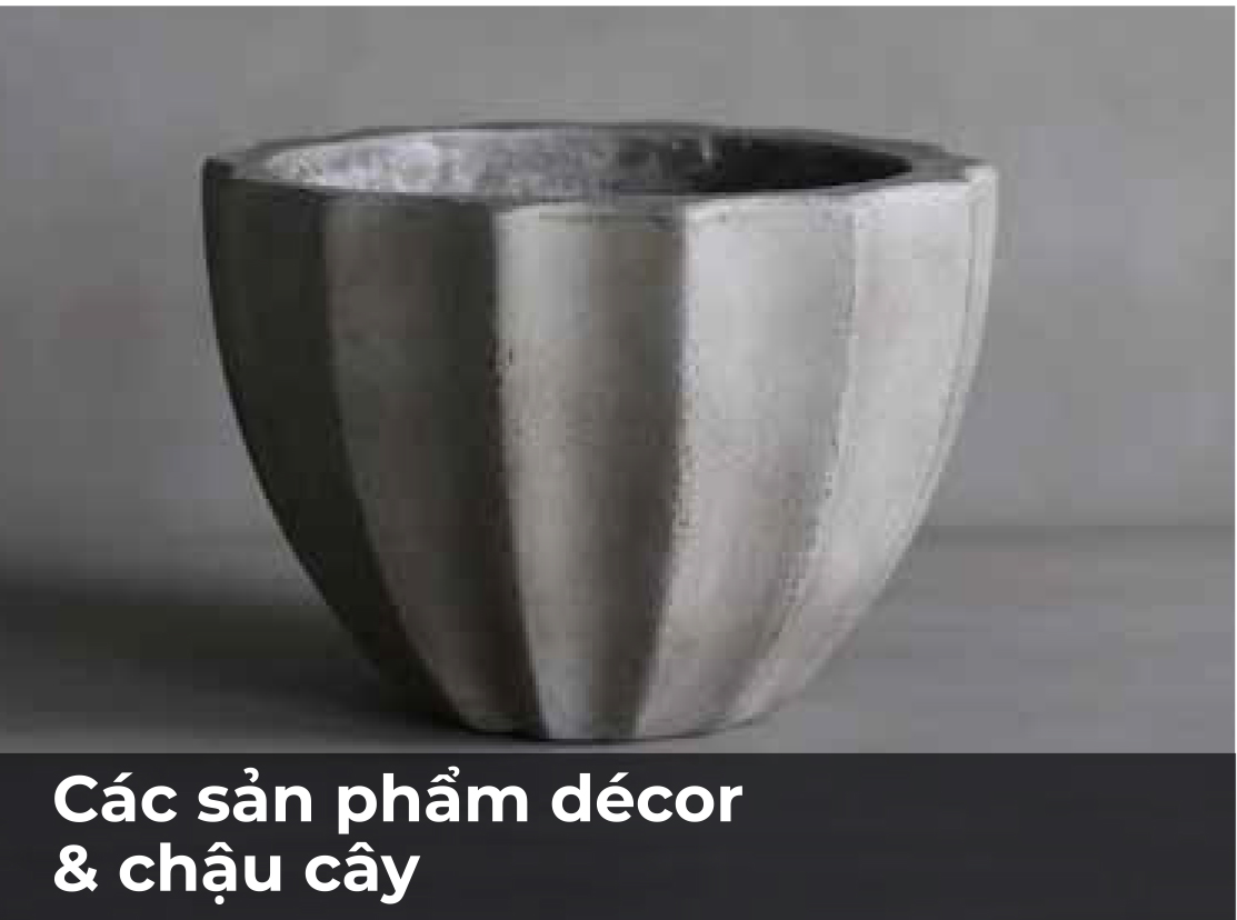 nội thất xi măng