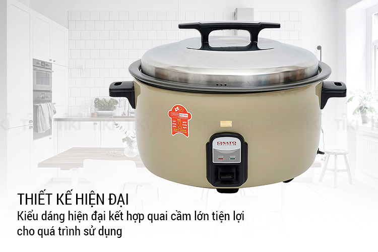 Nồi Cơm Điện Nắp Rời Sato S100-100A-10L (10L) - Hàng chính hãng