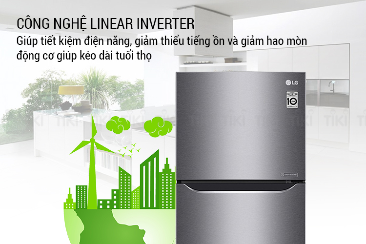 Tủ Lạnh Inverter LG GN-B255S (255L) - Hàng chính hãng