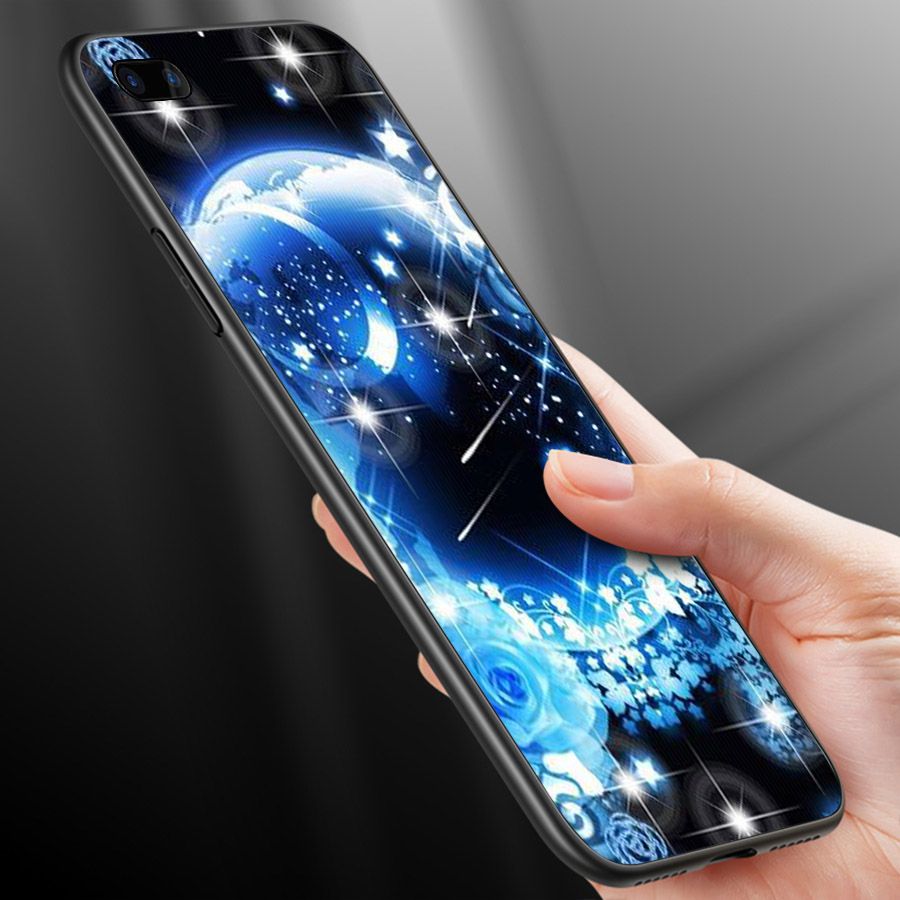 Ốp lưng cứng viền dẻo dành cho điện thoại Oppo A5/A3s - R11 - Lung Linh Sắc Màu MS LLSM047