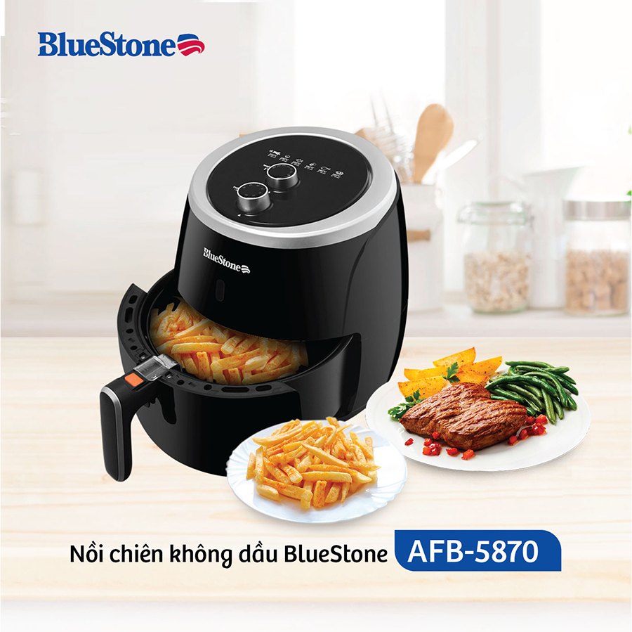 Nồi Chiên Không Dầu Bluestone AFB-5870 (5L) - Hàng Chính Hãng
