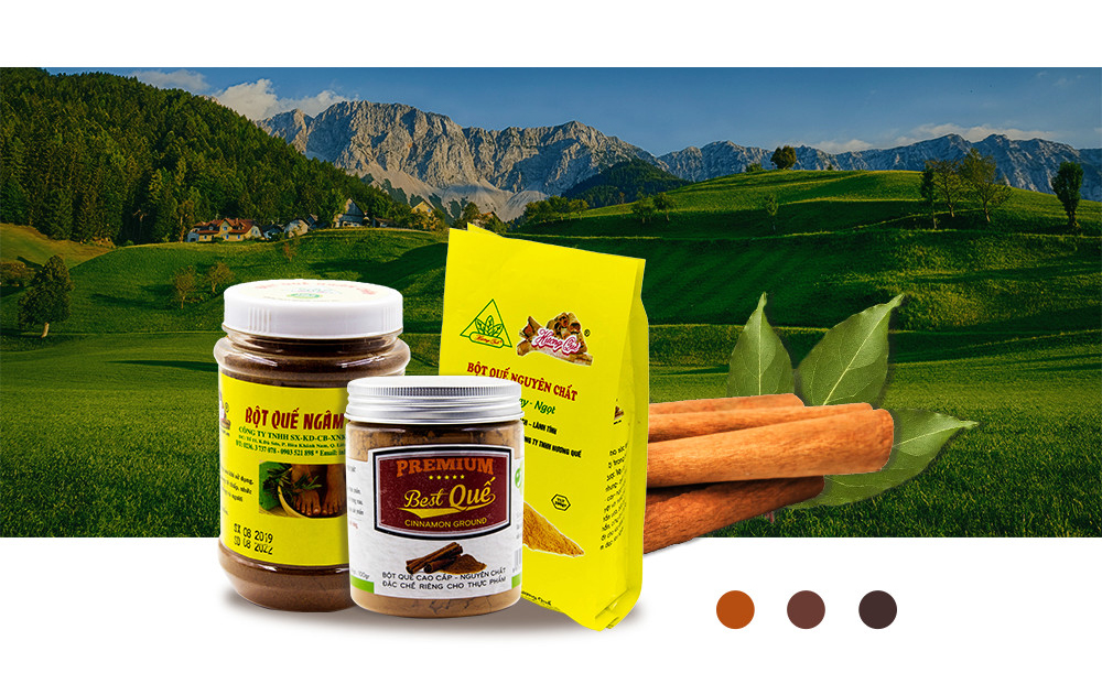Bột quế cao cấp Hương Quế giúp hổ trợ giảm mở và đường trong máu - tăng tuần hoàn máu - mịn da sáng da và đẹp da