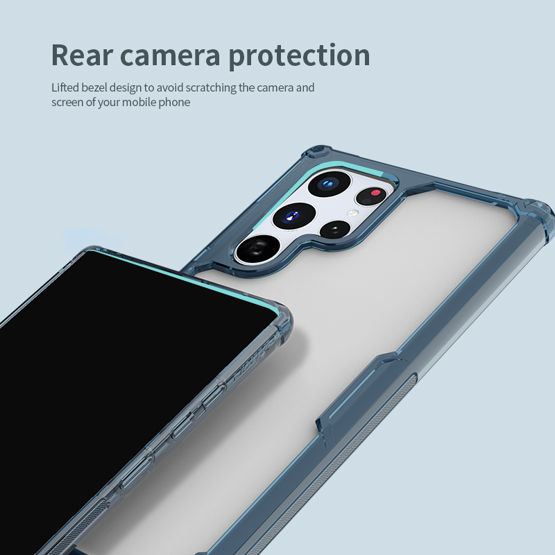 Ốp Lưng Nillkin Nature TPU Pro cho Samsung Galaxy S22 Ultra - Hàng Nhập Khẩu