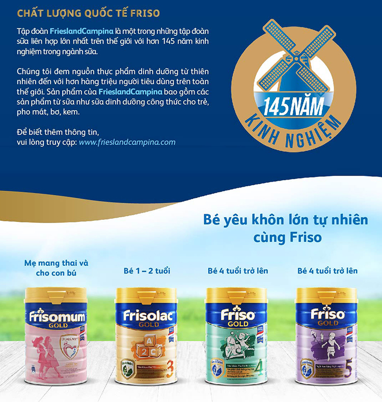 Sữa Bột Friso Gold 1 400g