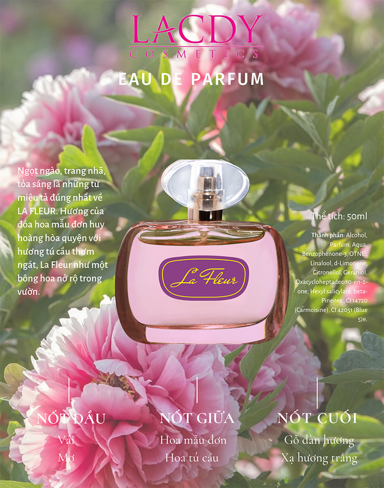 Nước Hoa Nữ Lacdy-La Fleur 50ml