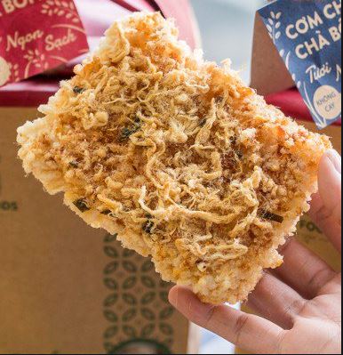 cơm cháy không cay