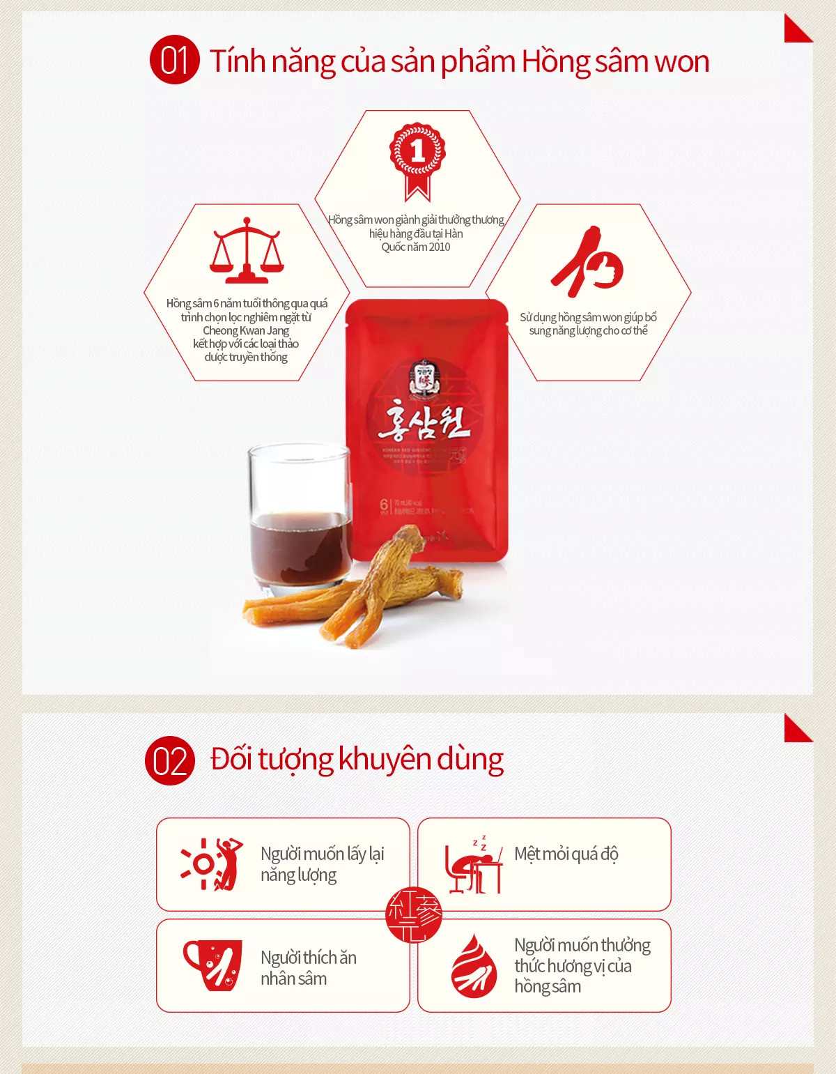 Nước Hồng Sâm Won KGC Cheong Kwan Jang 30 Gói 70ml