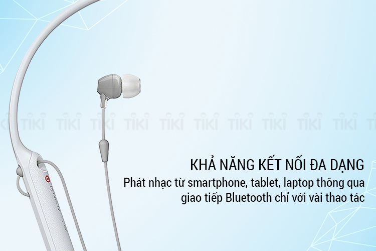 Tai Nghe Bluetooth Nhét Tai Sony WI-C400 - Hàng Chính Hãng