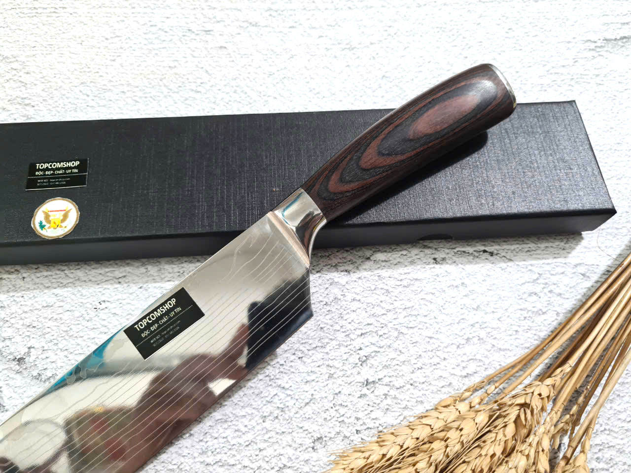 DAO BẾP USUBA -DAO BẾP NHẬT THÉP DAMASCUS MÃ DT125