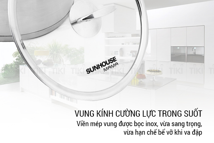 Bộ Nồi Inox 5 Đáy Sunhouse Mama SH784