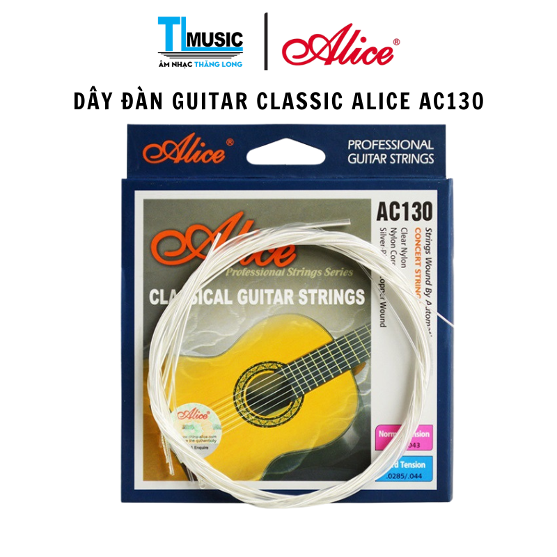 Bộ 6 Dây Đàn Guitar Classic Alice AC130