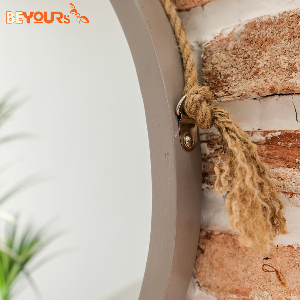 Gương Tròn Treo Tường Mia Mirror Viền Gỗ BEYOURs