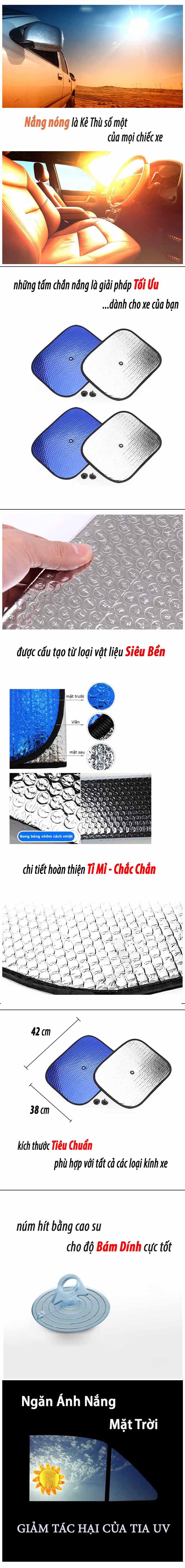 Bộ 4 Tấm Chắn Nắng Ô Tô Xe Hơi Phản Quang, Tấm Che Nắng Ô Tô Cách Nhiệt Chống Thấm, Kích Thước Tiêu Chuẩn Phù Hợp Với Tất Cả Các Loại Kính Xe